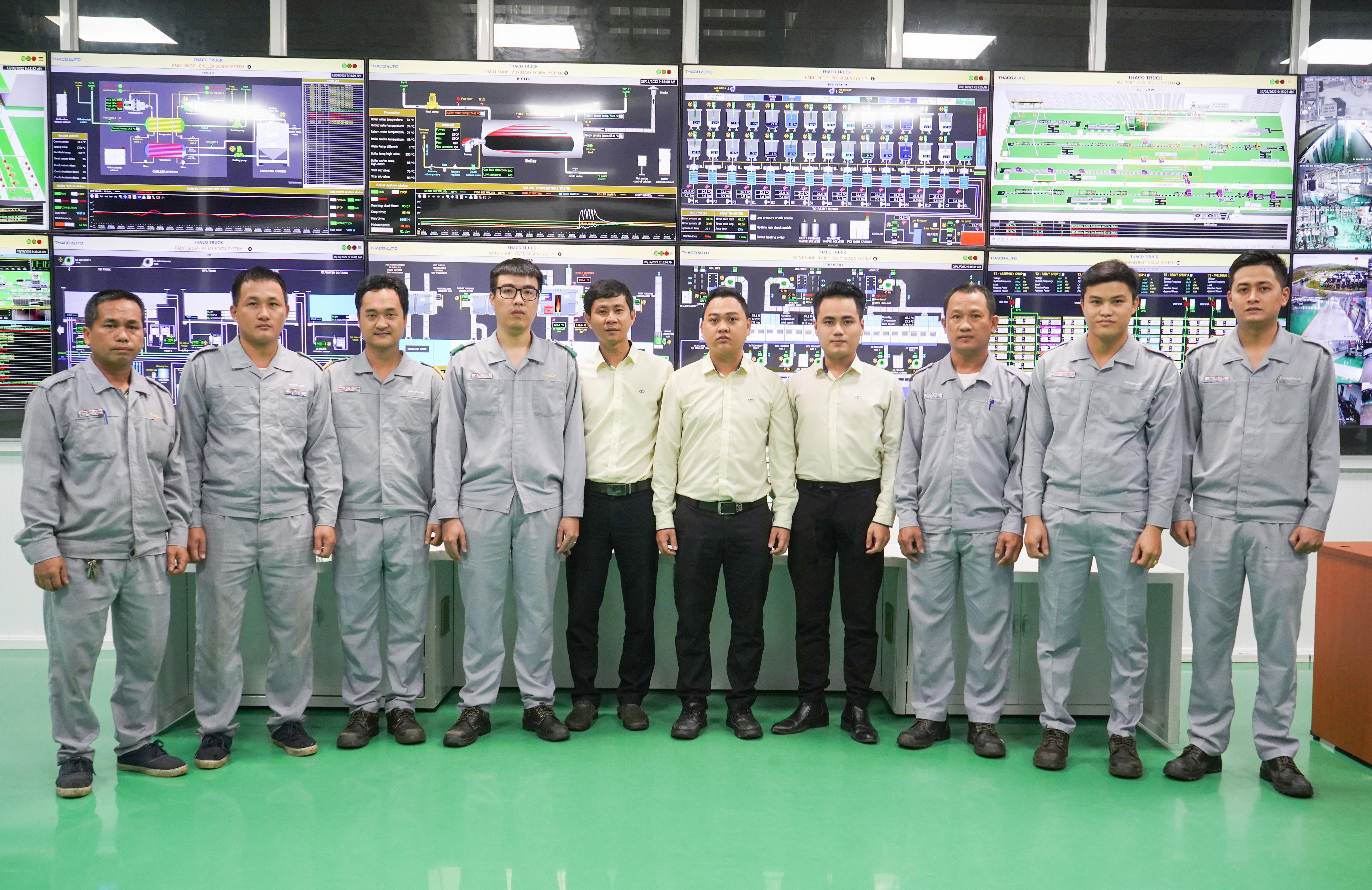 Nhà máy Tải THACO: Nghiên cứu và ứng dụng thành công Hệ thống SCADA chuyên biệt trong quản trị chuỗi sản xuất