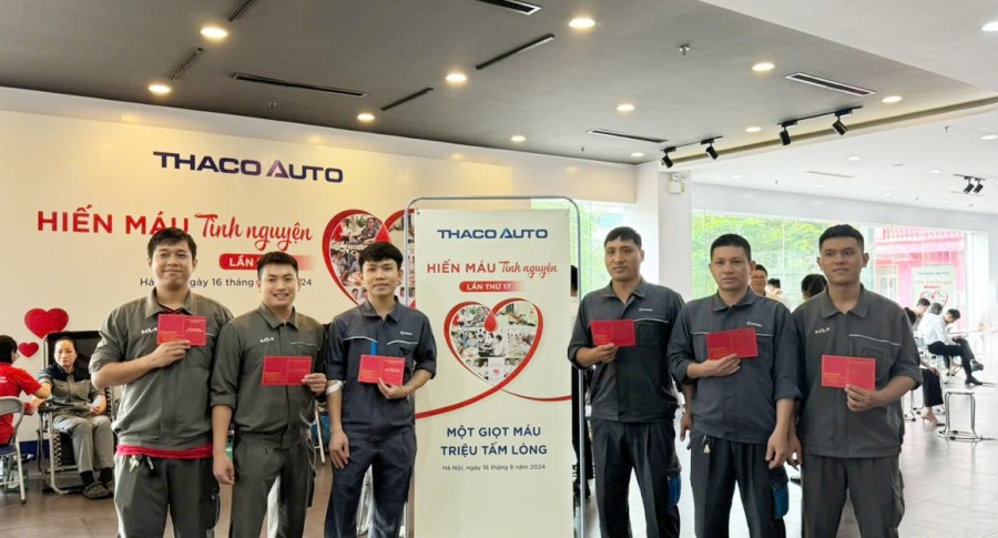 Gần 250 CBNV THACO AUTO tại Hà Nội tham gia Hiến máu tình nguyện – lần thứ 17