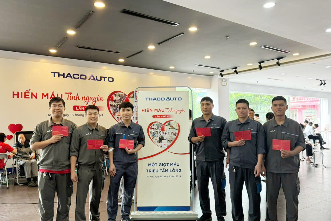 Gần 250 CBNV THACO AUTO tại Hà Nội tham gia Hiến máu tình nguyện – lần thứ 17