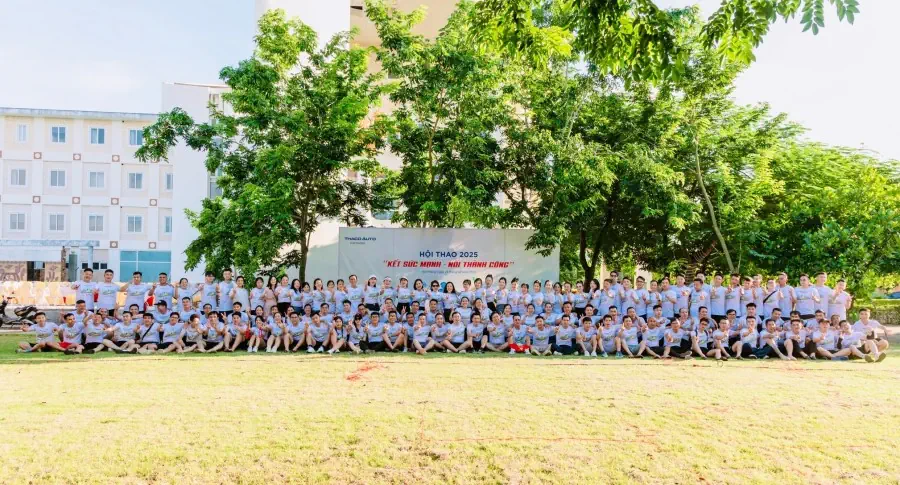 Rộn ràng Hội thao “Kết sức mạnh - Nối thành công” năm 2025 trên toàn hệ thống THACO AUTO