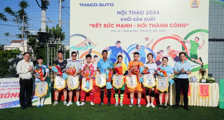 Khối Sản xuất THACO AUTO khai mạc Hội thao “Kết sức mạnh - Nối thành công” năm 2024