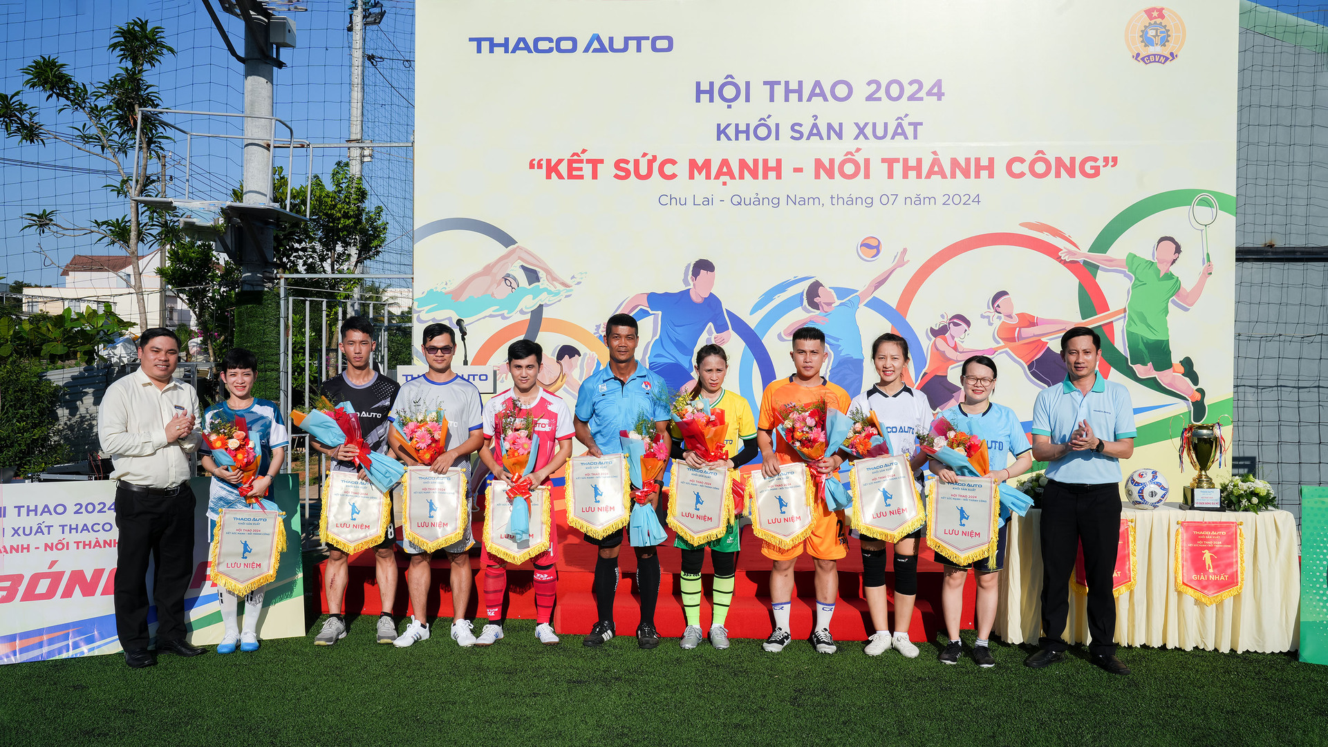 Khối Sản xuất THACO AUTO khai mạc Hội thao “Kết sức mạnh - Nối thành công” năm 2024
