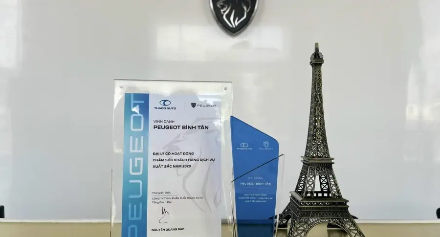 THACO AUTO Bình Tân xuất sắc giành giải II tại Peugeot CSI năm 2023