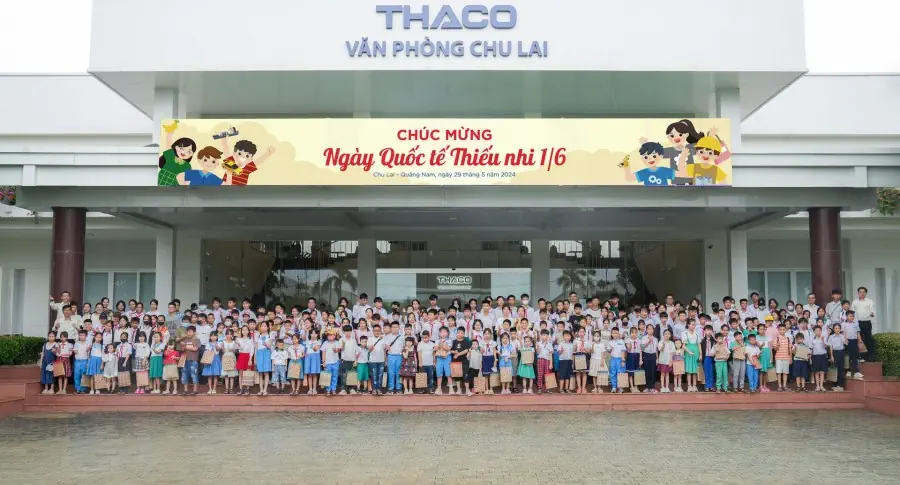 Rộn ràng niềm vui Quốc tế Thiếu nhi 1/6 tại THACO AUTO