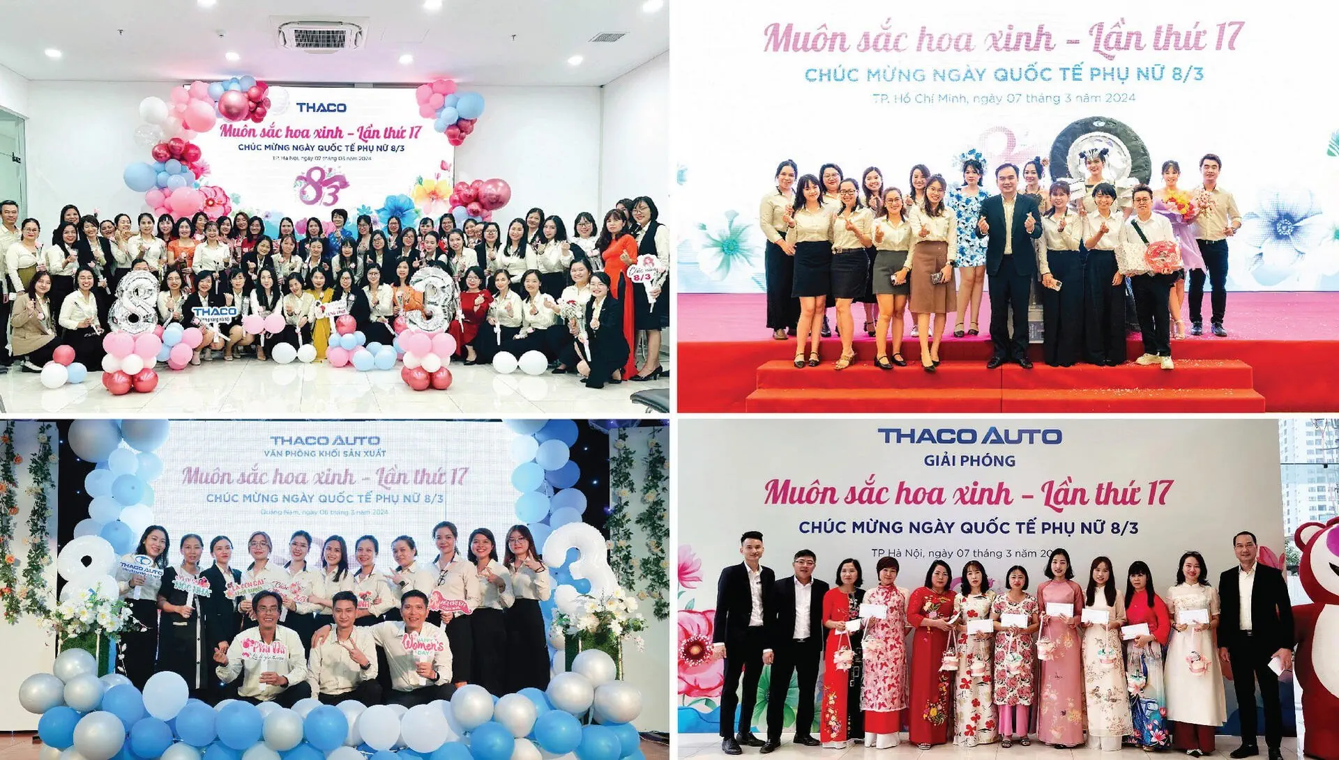 “Muôn sắc hoa xinh - Lần thứ 17” tại THACO AUTO: Sôi nổi và đầy gắn kết