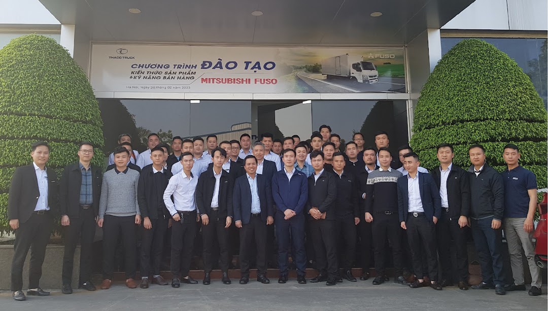 THACO AUTO miền Bắc tổ chức đào tạo sản phẩm và kỹ năng bán hàng xe Mitsubishi Fuso
