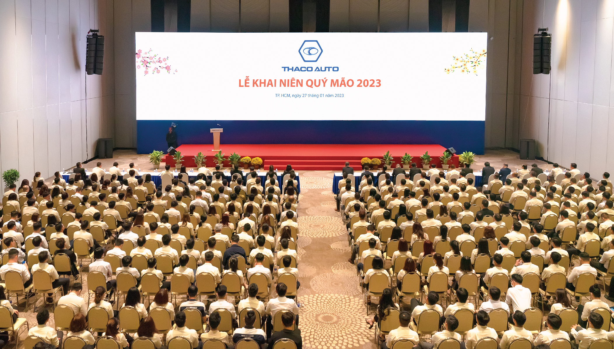 THACO AUTO tổ chức Lễ Khai niên Quý Mão 2023
