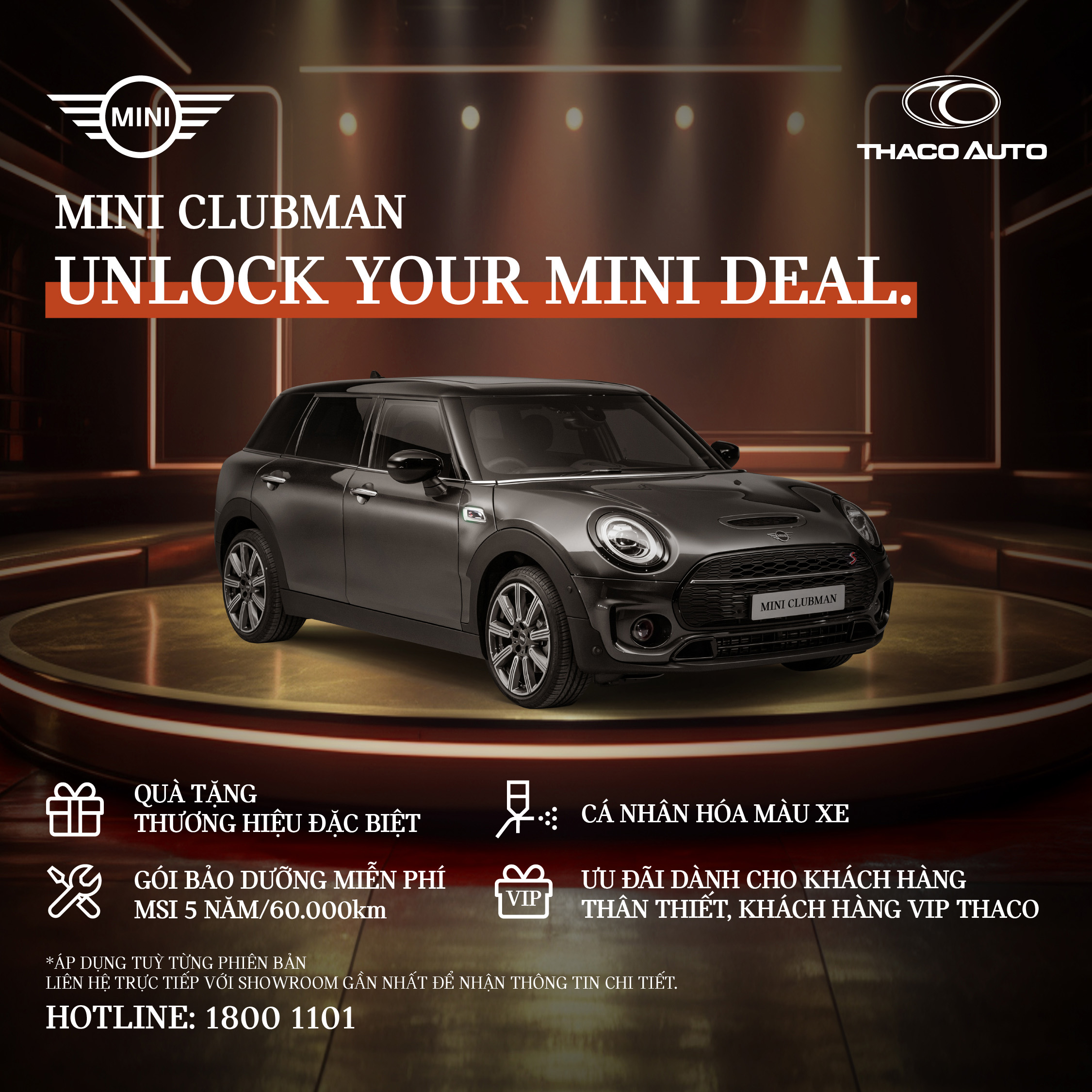 2. Khách hàng sở hữu MINI Clubman được hưởng nhiều gói ưu đãi, bảo dưỡng chính hãng từ MINI