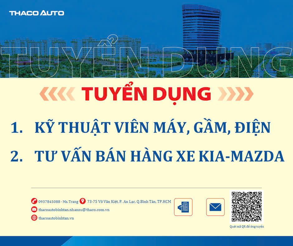 Tuyển dụng tháng 03/2025