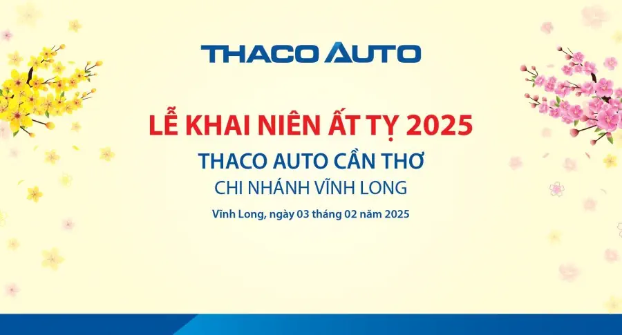 THACO AUTO Vĩnh Long tổ chức chương trình Lễ Khai niên Ất Tỵ 2025