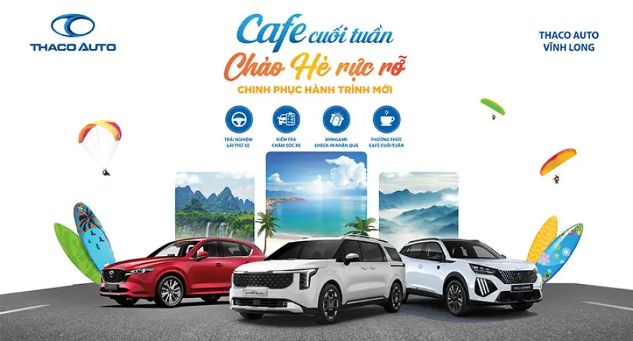 Khởi Động Hành Trình Hè Sôi Động Cùng Sự Kiện Cafe Cuối Tuần Tại THACO AUTO Vĩnh Long