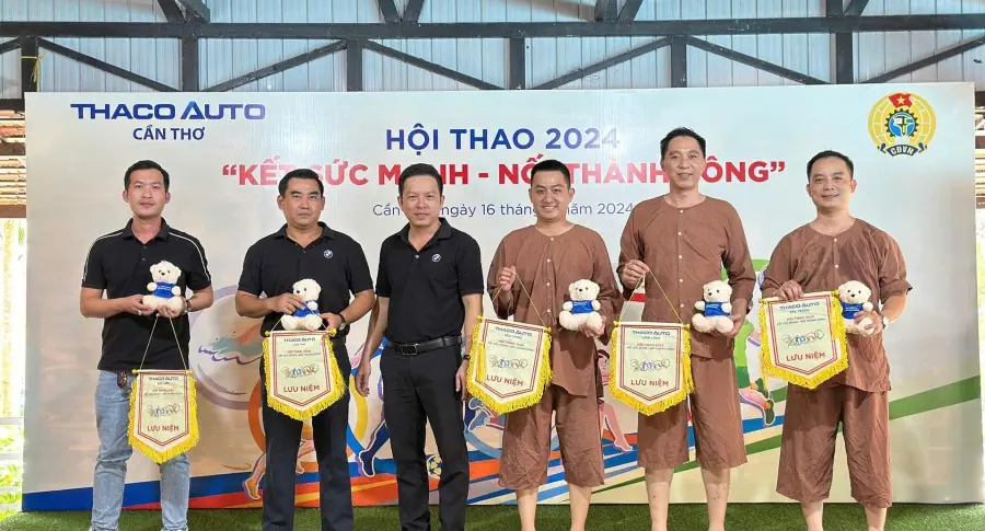 THACO AUTO VĨNH LONG khép lại Hội thao năm 2024 với nhiều dấu ấn đẹp
