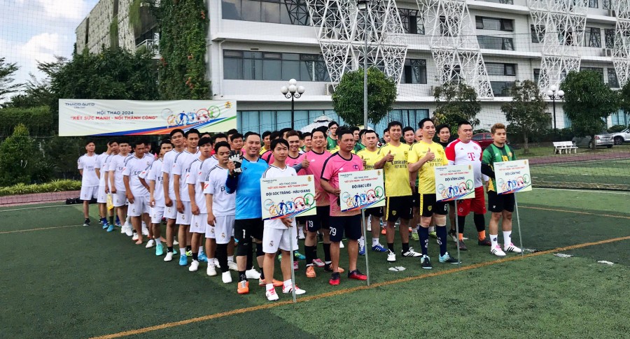 Chính thức khai mạc Hội thao “Kết sức mạnh - Nối thành công” năm 2024 tại THACO AUTO VĨNH LONG