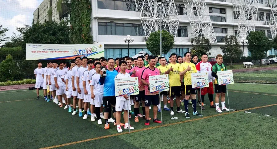 Chính thức khai mạc Hội thao “Kết sức mạnh - Nối thành công” năm 2024 tại THACO AUTO VĨNH LONG