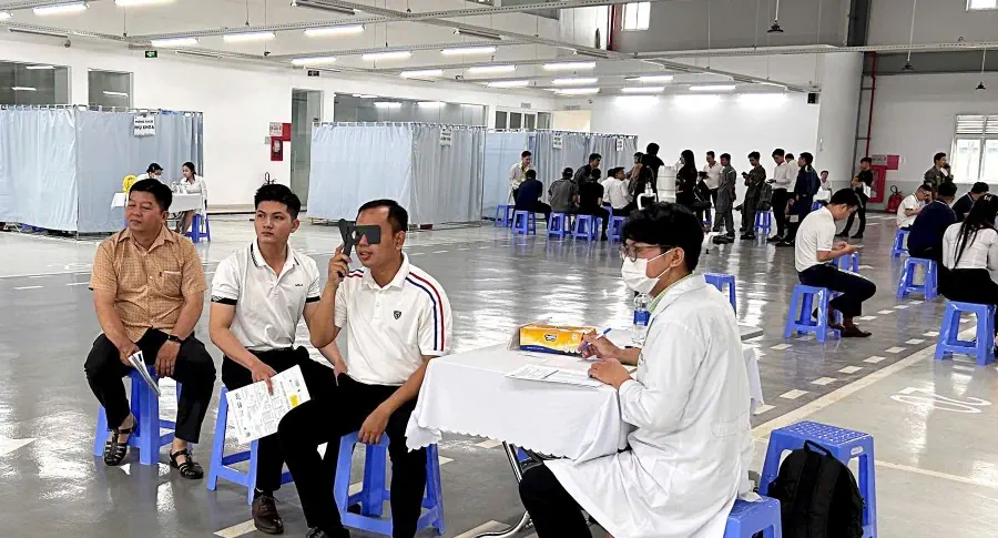 THACO AUTO Vĩnh Long tổ chức khám sức khỏe định kỳ cho CBNV năm 2024