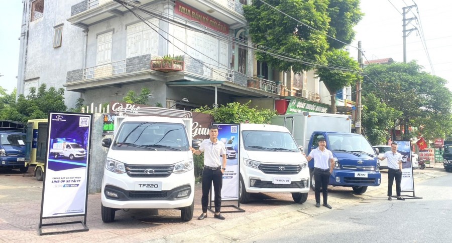 THACO AUTO VĨNH PHÚC TRƯNG BÀY VÀ GIỚI THIỆU LINE-UP SẢN PHẨM XE TẢI