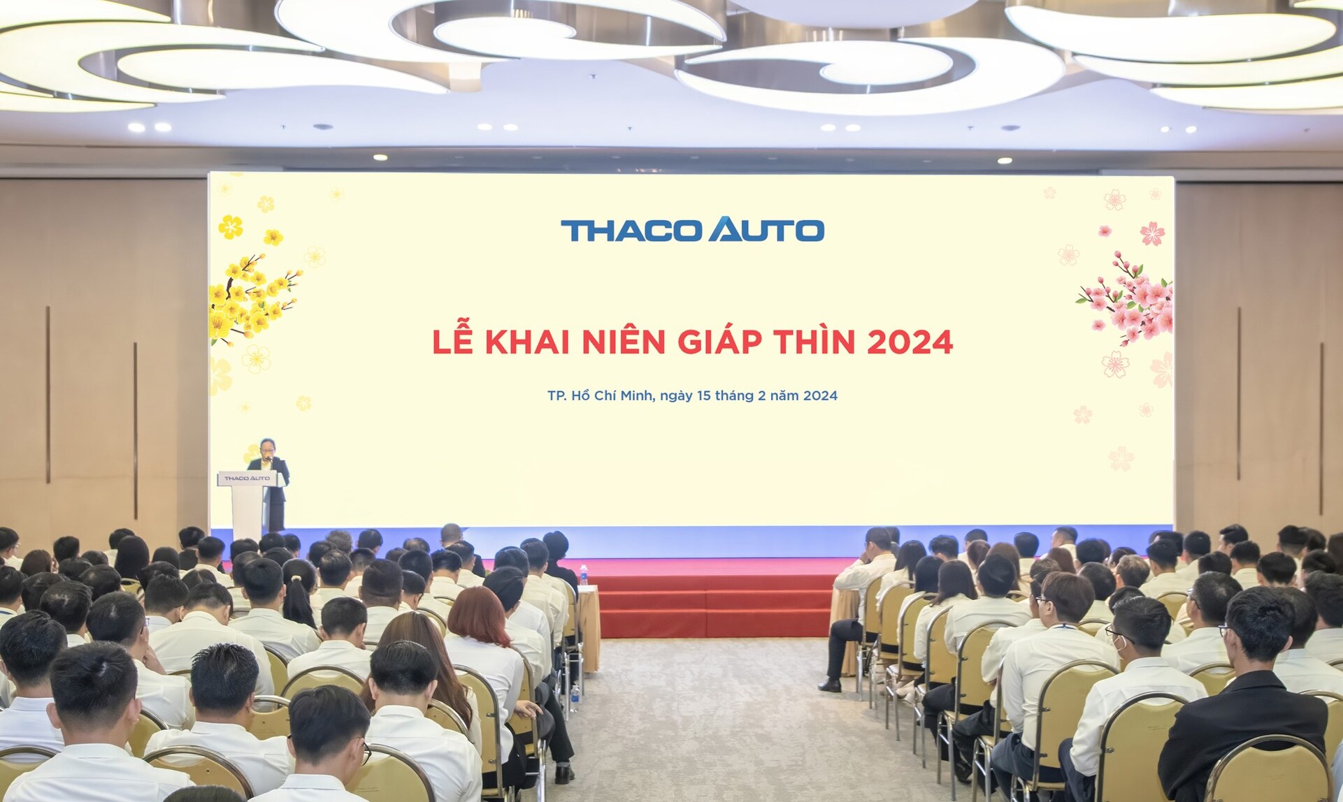 THACO AUTO TỔ CHỨC LỄ KHAI NIÊN GIÁP THÌN 2024