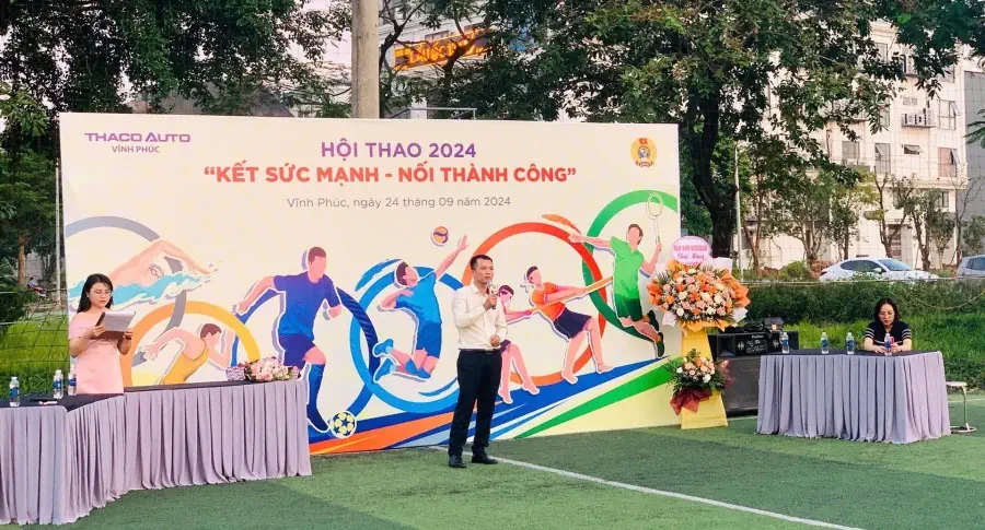 KHAI MẠC HỘI THAO 2024 "KẾT SỨC MẠNH - NỐI THÀNH CÔNG" - THACO AUTO VĨNH PHÚC