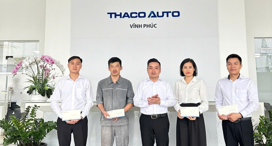 THACO AUTO VĨNH PHÚC HỖ TRỢ CBNV BỊ ẢNH HƯỞNG BỞI BÃO YAGI