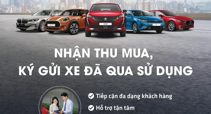 NHẬN THU MUA, KÝ GỬI XE Ô TÔ ĐÃ QUA SỬ DỤNG CÙNG THACO AUTO VĨNH PHÚC
