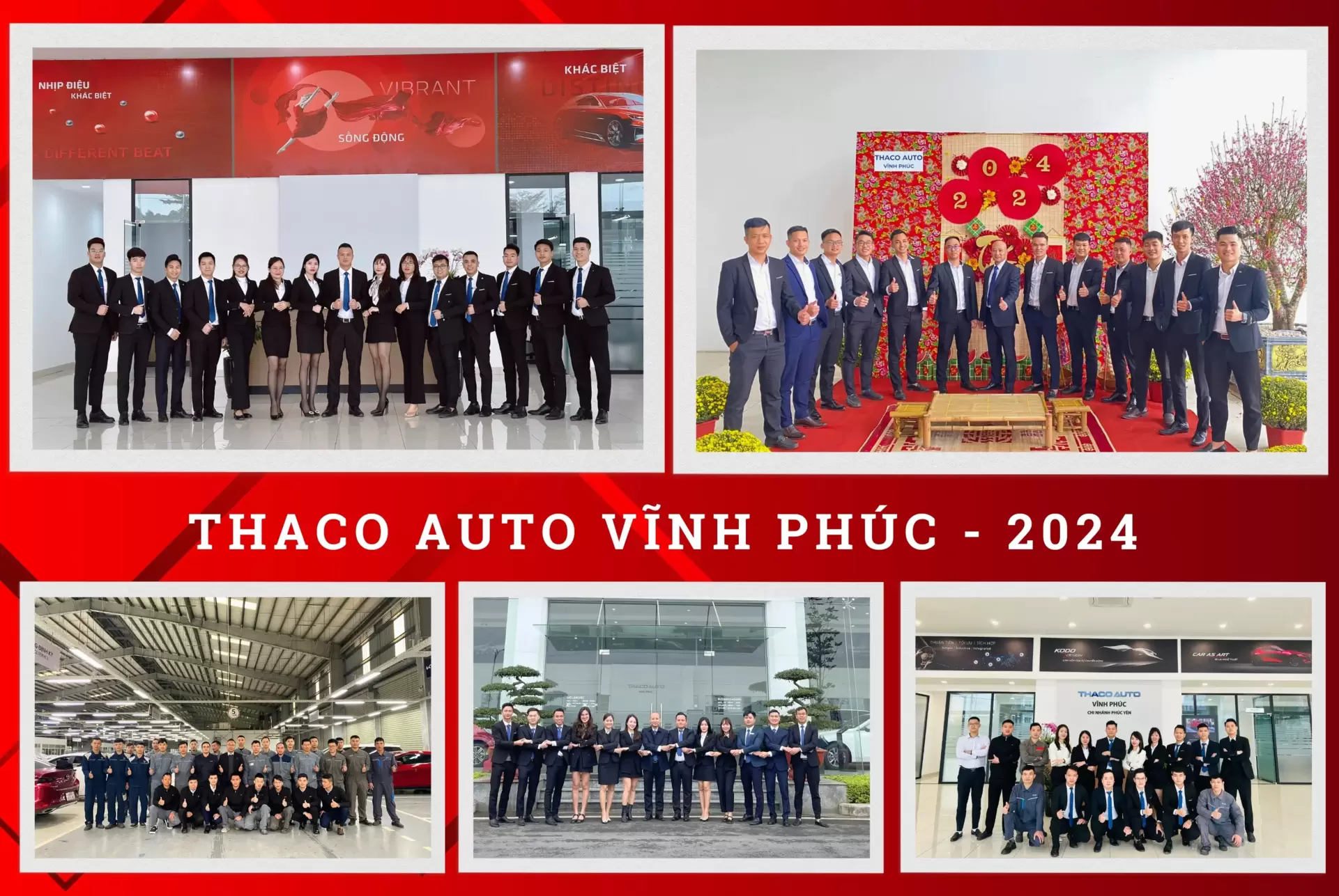 KHÔNG KHÍ VUI TƯƠI, HỨNG KHỞI & NHIỆT HUYẾT NHỮNG NGÀY ĐẦU XUÂN Tại THACO AUTO VĨNH PHÚC