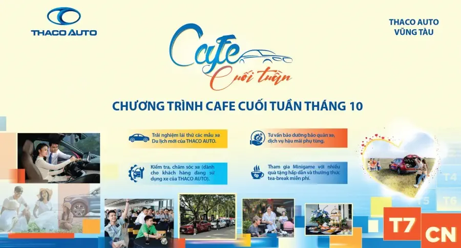 THACO AUTO Vũng Tàu tổ chức chương trình lái thử tất cả các thương hiệu KIA, MAZDA, PEUGEOT, BMW.