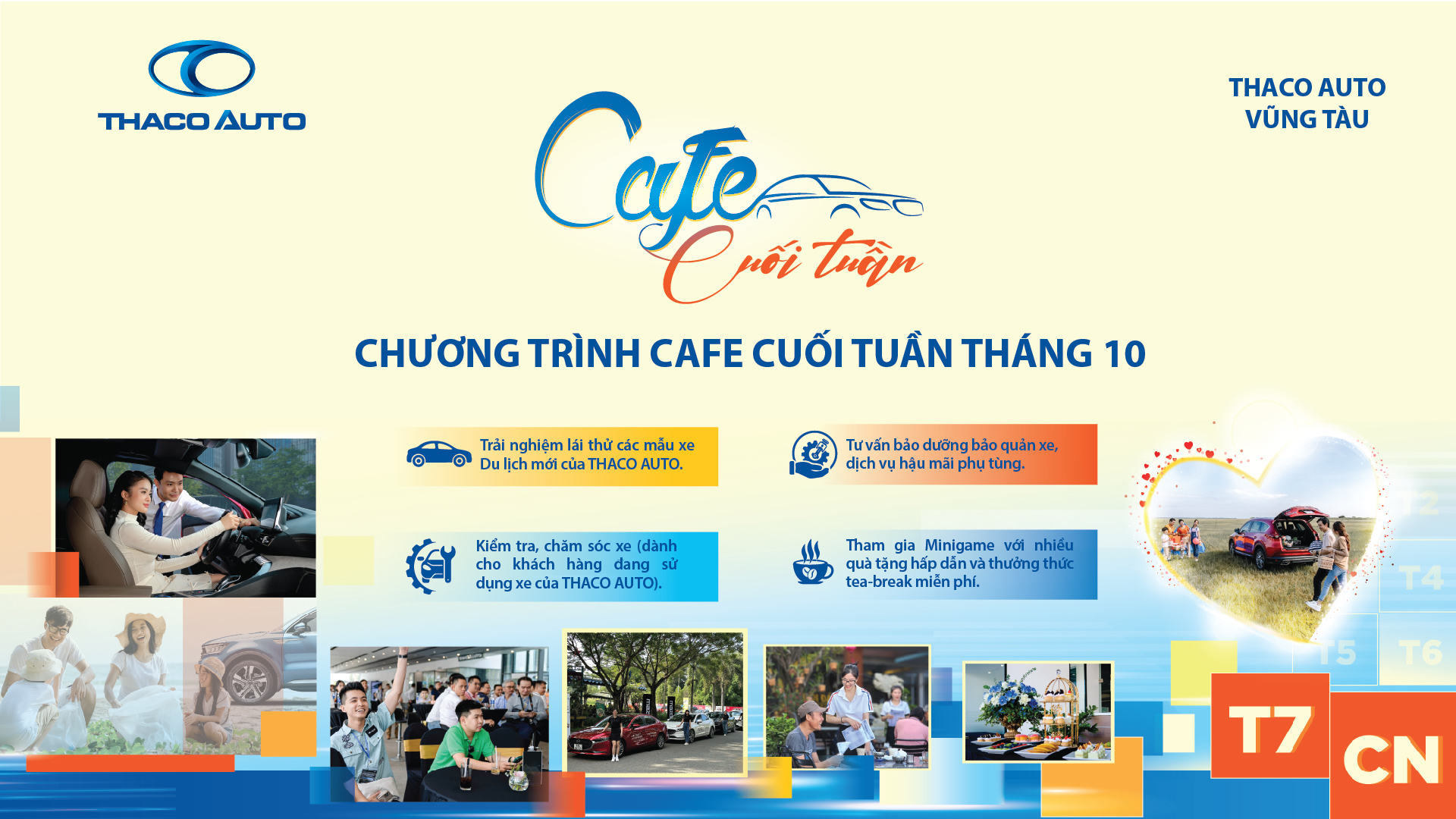 THACO AUTO Vũng Tàu tổ chức chương trình lái thử tất cả các thương hiệu KIA, MAZDA, PEUGEOT, BMW.