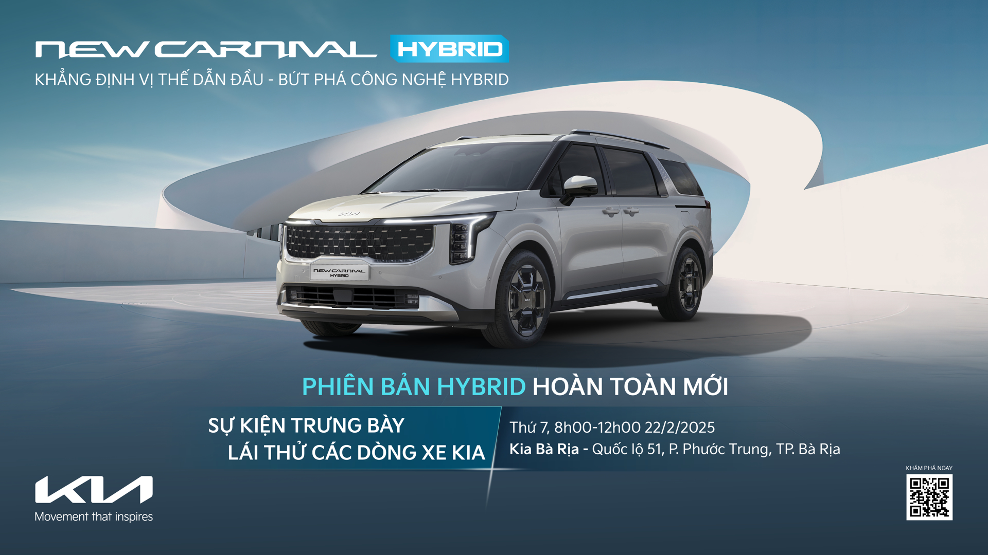 TRƯNG BÀY XE​ "KIA NEW CARNIVAL HYBRID” & LÁI THỬ CÁC DÒNG XE KIA