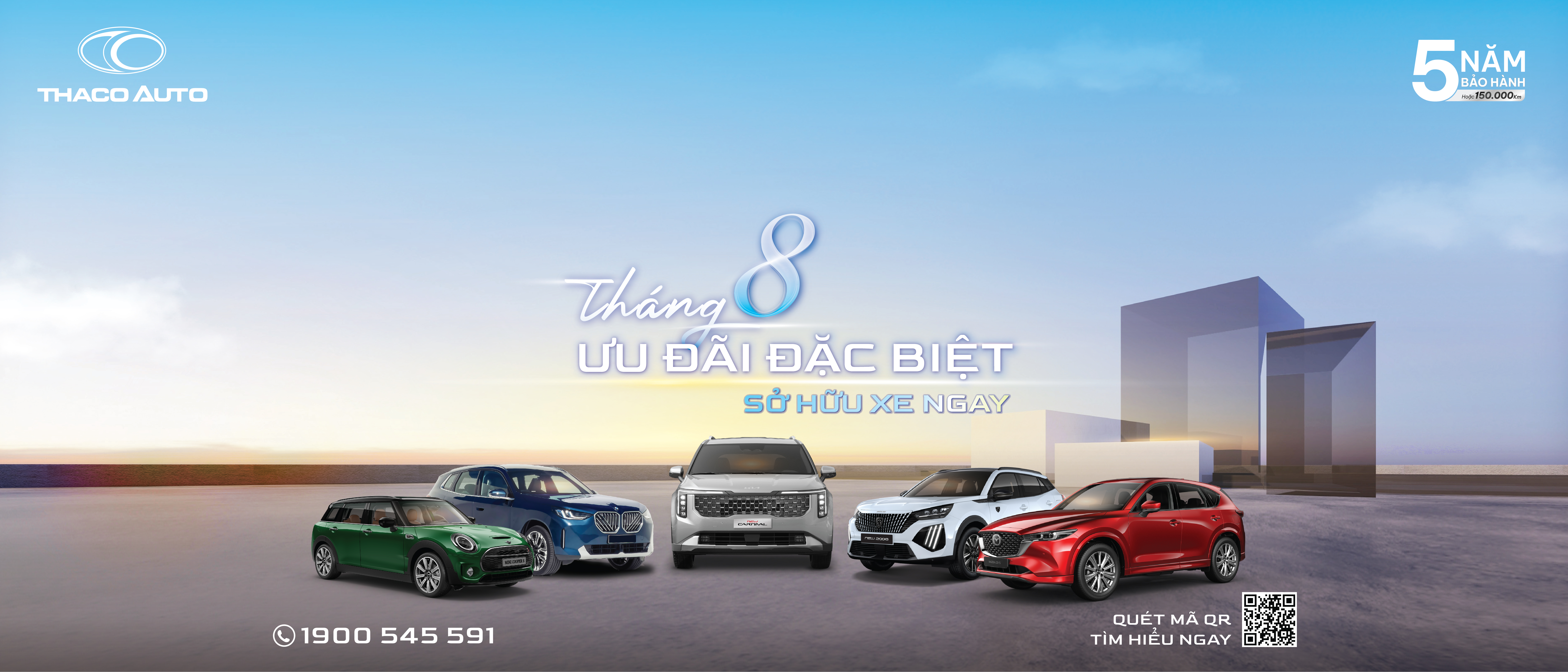 THACO AUTO ưu đãi đặc biệt cho nhiều dòng xe du lịch