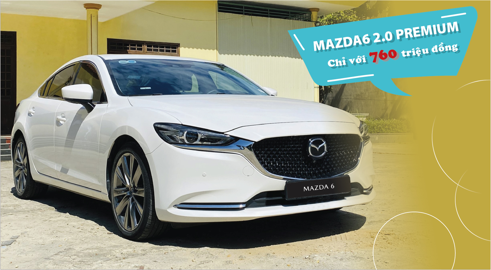 Cơ hội sở hữu Mazda6 2.0 Premium GTCCC chỉ với 760 triệu đồng