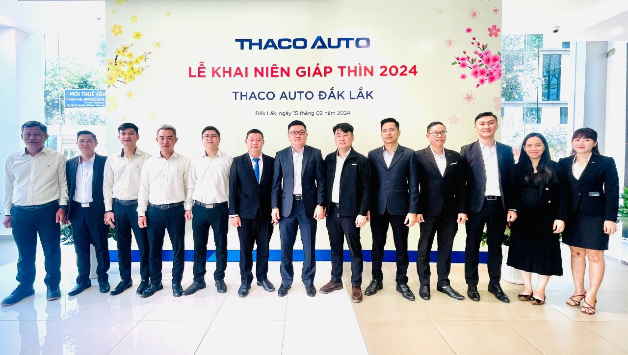 Phấn khởi những ngày đầu năm mới tại THACO AUTO ĐẮK LẮK