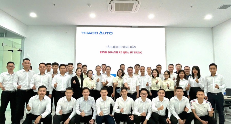 THACO AUTO LONG BIÊN THAM GIA ĐÀO TẠO NÂNG CAO KIẾN THỨC KINH DOANH XE ĐÃ QUA SỬ DỤNG